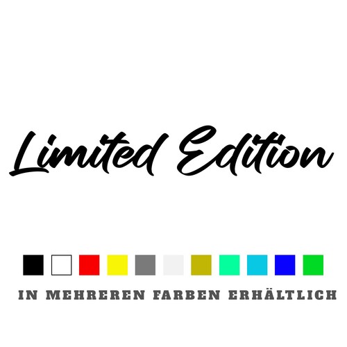 Limited edition styling - limited,