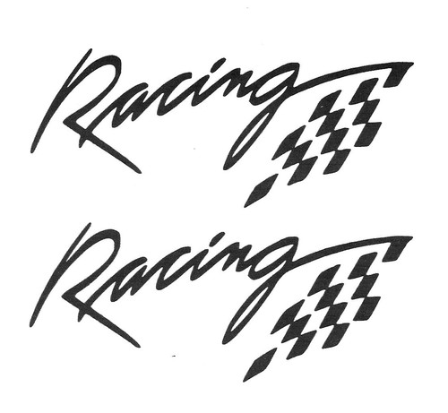 Racing schrift aufkleber - racing,