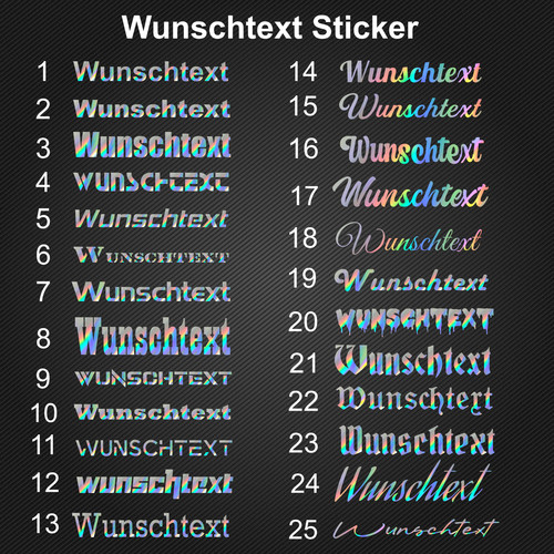 Wunschtext aufkleber namen - ,