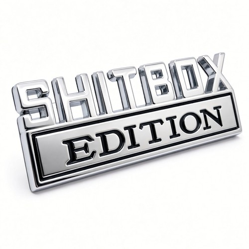 Shitbox edition emblem - edition,