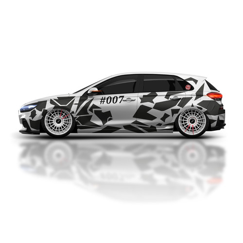 Tuning camouflage dekor - 1x,