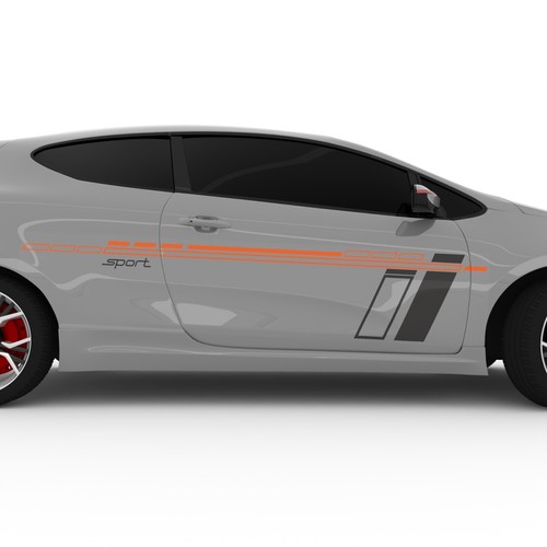 Sport design seitenstreifen - design, |