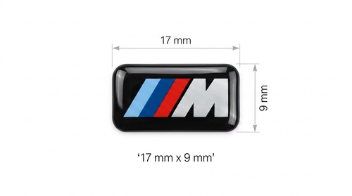 Performance 17x9mm emblem - 5x, m