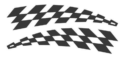 Folie racing zielflagge - folie,