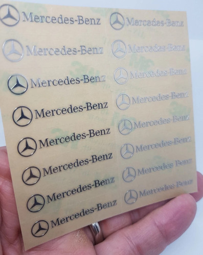 Benz emblem logo aufkleber - emblem, 4x
