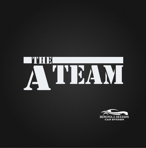 The team aufkleber - the, a