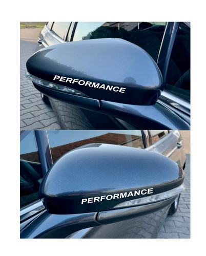 Performance spiegel aufkleber - performance,