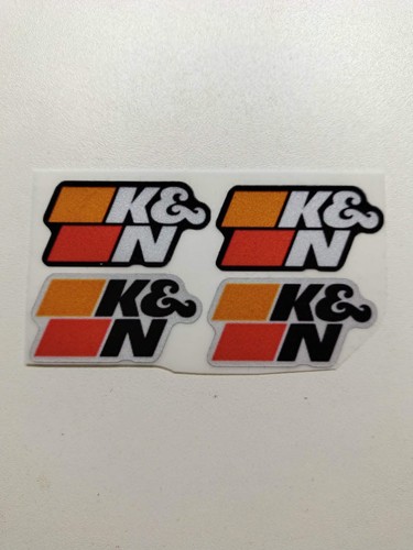Aufkleber sticker 4 stück - k&n,