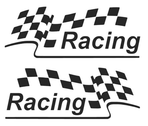 Racing sport auto - auto, aufkleber