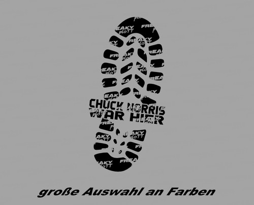 Chuck norris autoaufkleber - norris,