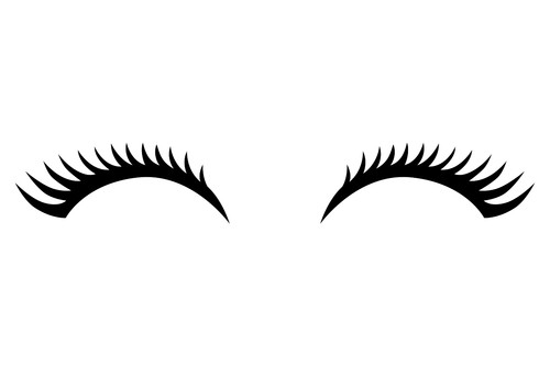 X 25 cm wimpern - 9,3,