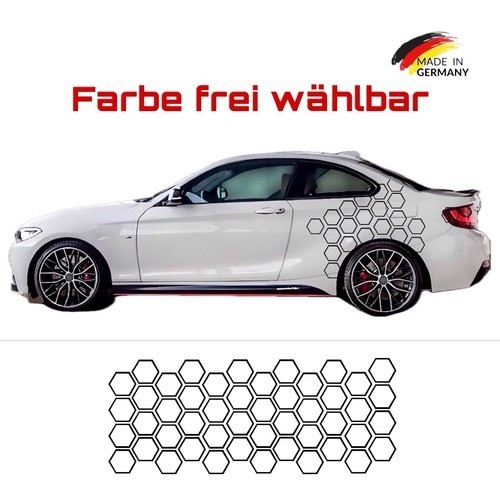 Waben aufkleber hexagon - waben,