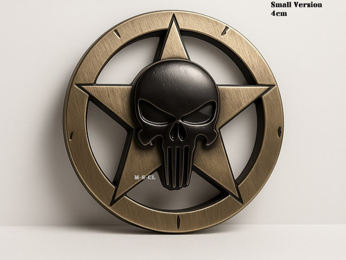 Totenkopf kfz metall - totenkopf,