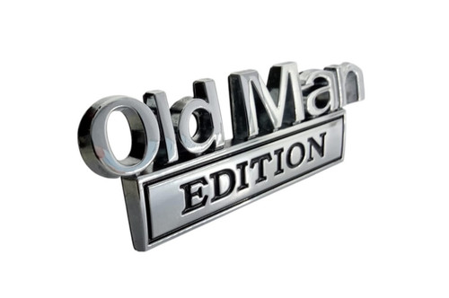 Old man edition emblem - old,