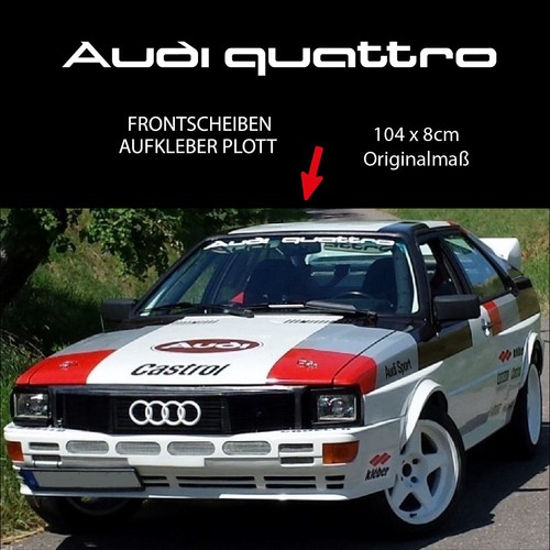 Audi quattro schriftzug - audi,